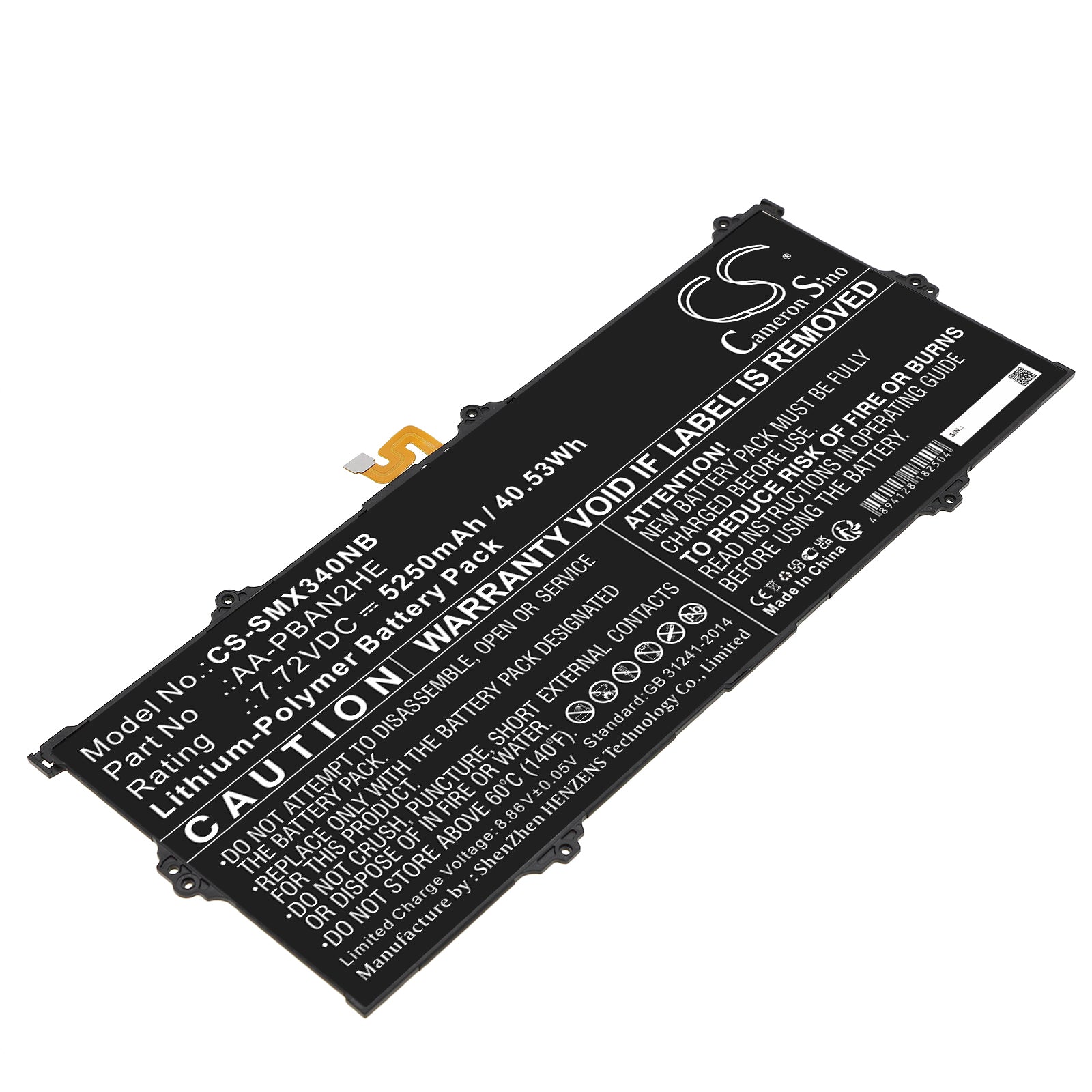 CS-SMX340NB Replacement Battery – Compatible with Galaxy Book Go, XE340xda-ka1it, XE340XDA-KA1US, XE340XDA-KA3, XE340XDA-KA3US-RB