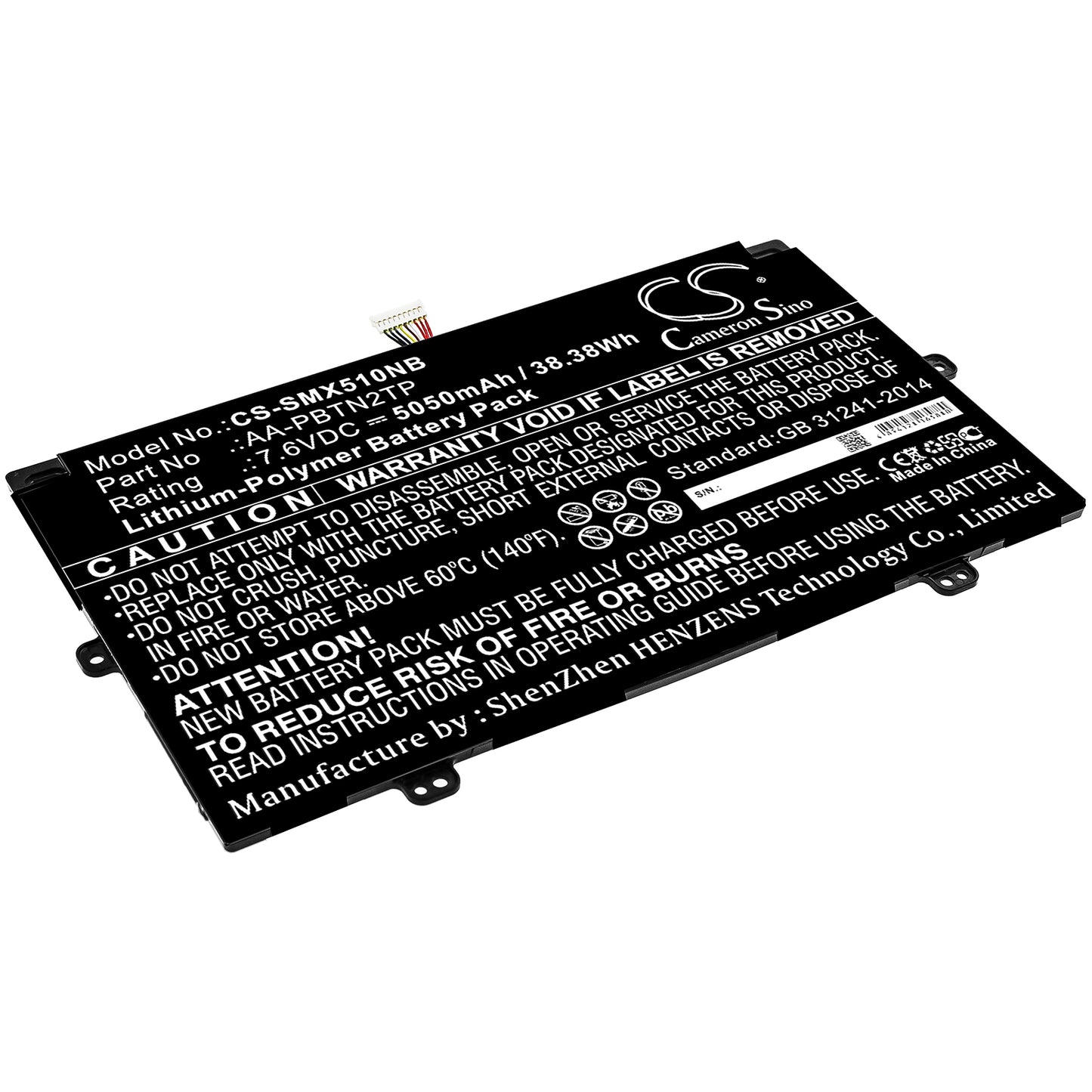 CS-SMX510NB Replacement Battery – Compatible with XE510C24, XE510C24-K01US, XE510C24-K04US, XE510C25, XE510C25-K01US, XE513C24, XE513C24-K01US