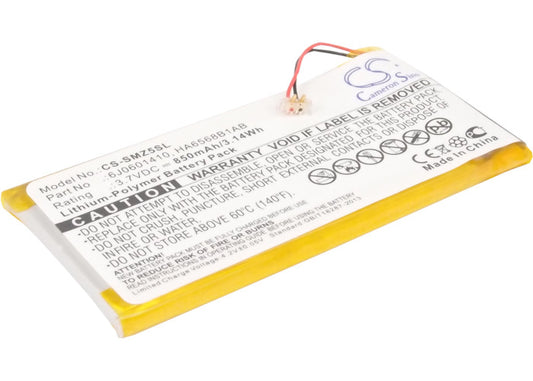 3.7V 850mAh Li-Polymer MP3/MP4/PMP Battery for Samsung
