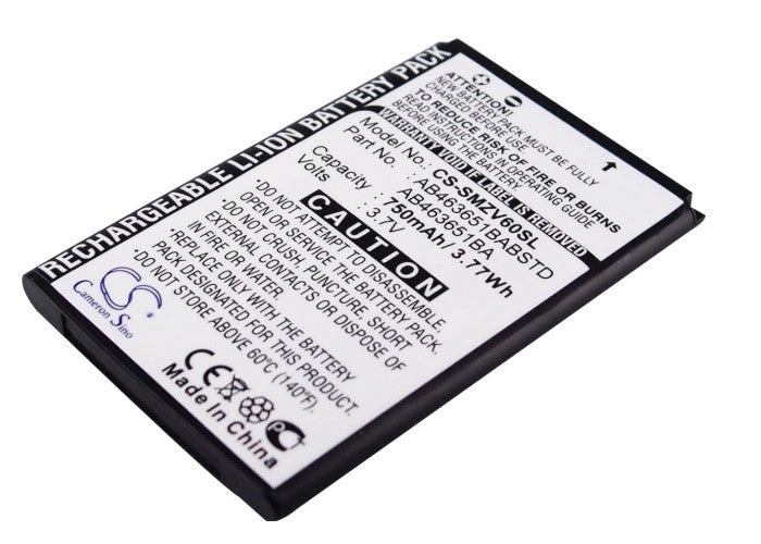 3.7V 750mAh Li-ion Mobile/SmartPhone Battery for Samsung