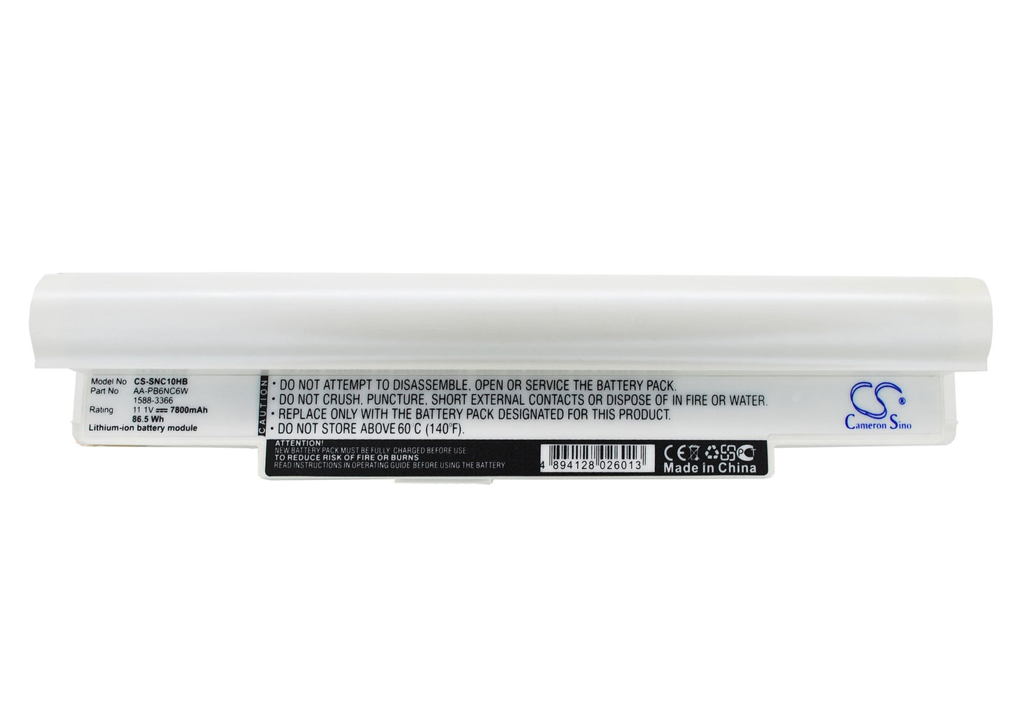 11.1V 7800mAh Li-ion Notebook/Laptop Battery for Samsung