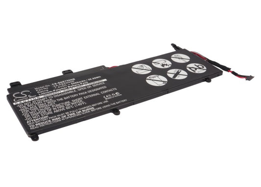 7.4V 5400mAh/39.96Wh Li-Polymer Notebook/Laptop Battery for Samsung