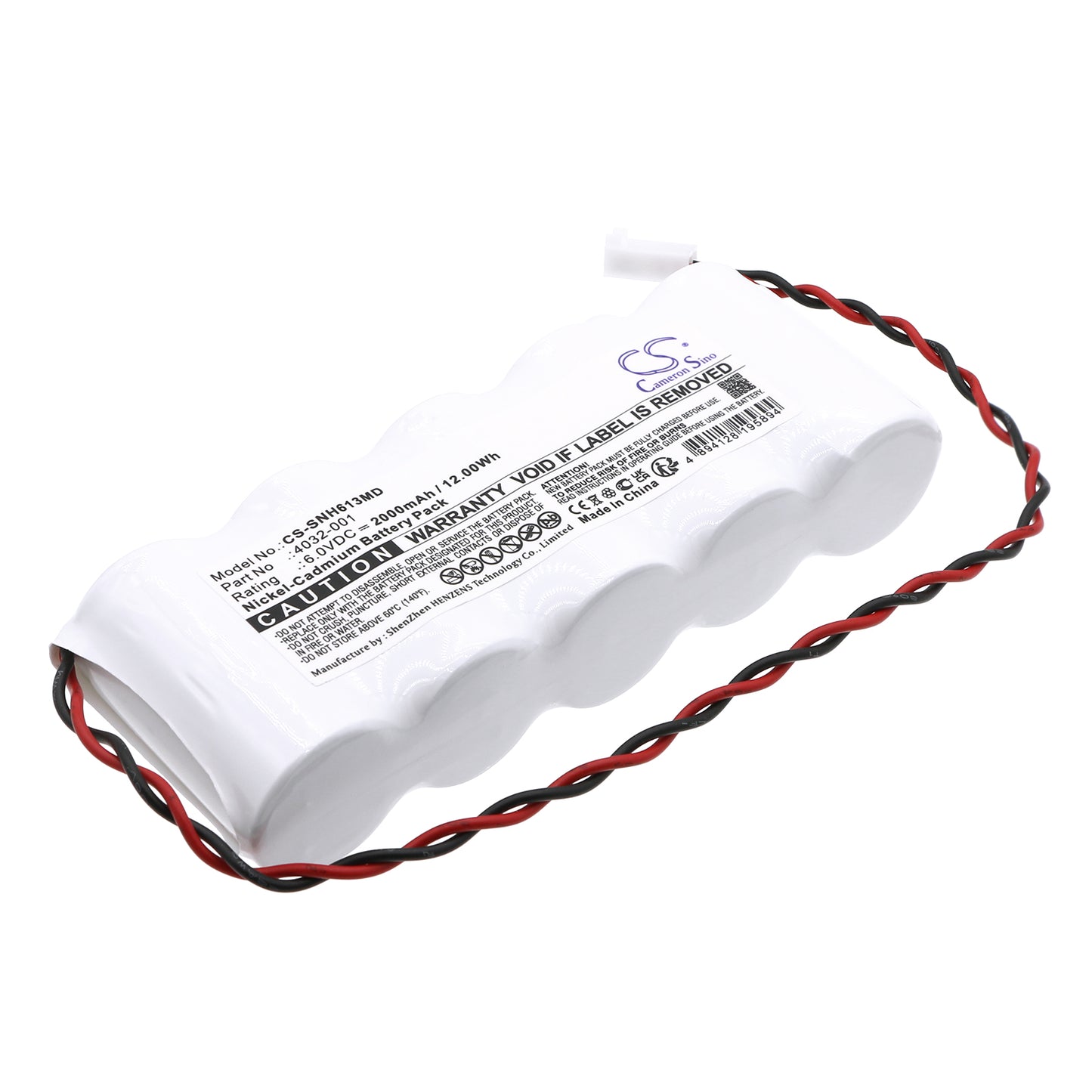 CS-SNH613MD Replacement Battery – Compatible with 8600, 8604, 8604D, 8700, 8800, 8804, Microspan 1040 Pulse Oximeter, Microspan 8700 Pulse Oximeter, Microspan 8800 Pulse Oximeter