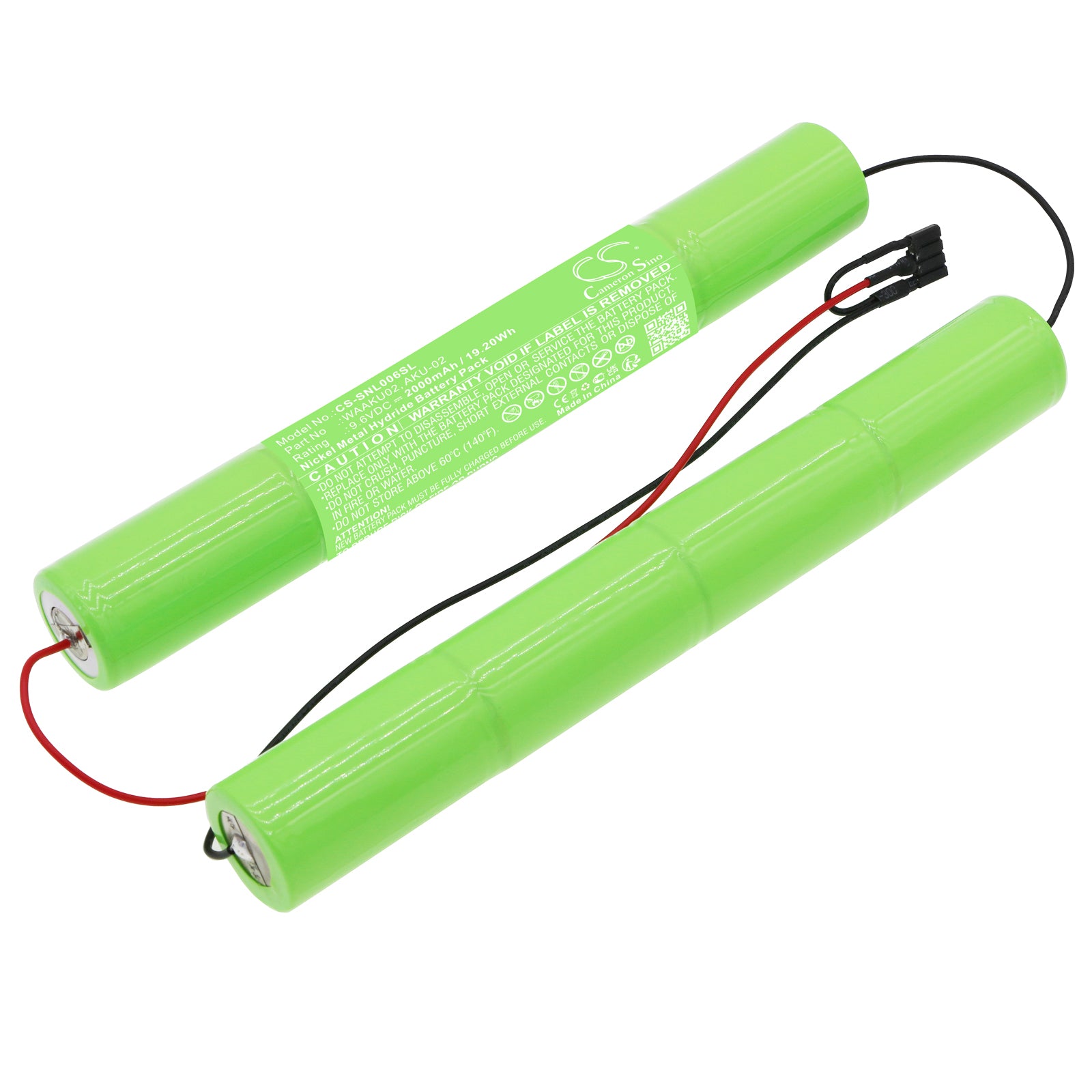 CS-SNL006SL Replacement Battery – Compatible with AKU-02, INDEX CAT. WAAKU02, MIC-1000, MIC-2500
