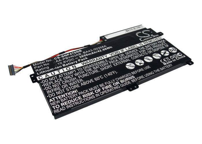 10.8V 3950mAh/42.66Wh Li-ion Notebook/Laptop Battery for Samsung