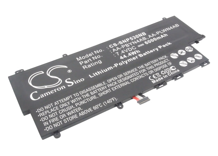 7.4V 6000mAh/44.4Wh Li-Polymer Notebook/Laptop Battery for Samsung