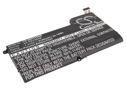 7.4V 6100mAh/45.14Wh Li-Polymer Notebook/Laptop Battery for Samsung