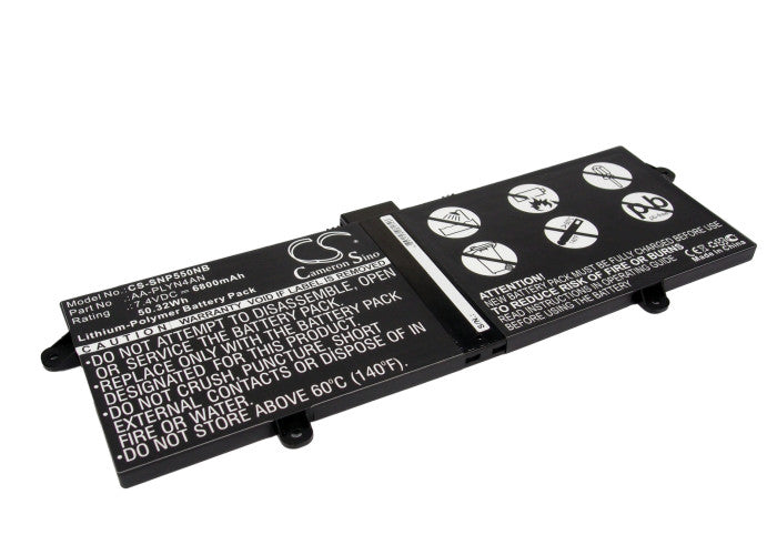 7.4V 6800mAh/50.32Wh Li-Polymer Notebook/Laptop Battery for Samsung