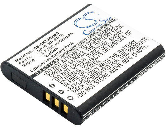 3.7V 800mAh/2.96Wh Li-ion Camera Battery for Sony