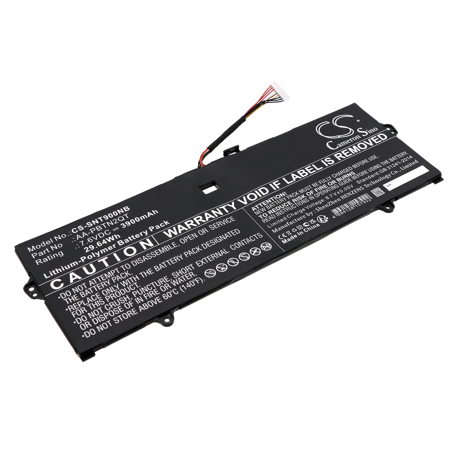 CS-SNT900NB Replacement Battery – Compatible with 900X3N-K03, 900X3N-K04, 900X3N-K06, 900X3N-K09, Notebook 9 NP900X3N, Notebook 9 NP900X3N-K01US, NP900X3N-K01HK, NP900X3N-K01US, NP900X3N-K02US, NP900X3N-K03CN, NP900X3N-K03HK, NP900X3N-K03US, NP900X3N-K04CN, NP900X3N-K04HK, NP900X3N-K04US, NP900X3N-K06CN, NP900X3N-K06HK, NP900X3N-K08HK, NP900X3N-K09CN, NP900X3N-U04HK, NT900X3N, NT900X3N-K37L, NT900X3N-K38A, NT900X3N-K38D, NT900X3N-K38L, NT900X3N-K38M, NT900X3N-K38O, NT900X3N-K38S, NT900X3N-K38W,