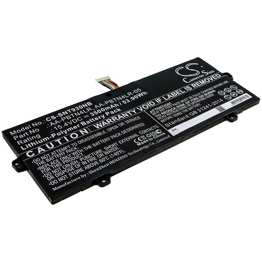 CS-SNT930NB Replacement Battery – Compatible with BA43-00386A, NP850XBC, NP850XBC-X01HK, NP850XBC-X01US, NP850XBC-X02US, NP940X3M, NP940X3M-K01us, NP940X3M-K02US, NP940X5M, NP940X5M-X01US, NP940X5M-X02US, NP940X5M-X03US, NP940X5N, NP940X5N-X01US, NT850XBC, NT850XBC-CSM, NT850XBC-X701S, NT850XBC-X716, NT850XBC-X719, NT850XBC-X719A, NT930SBE, NT930SBE-K28A, NT930SBE-K38, NT930SBE-K38A, NT930SBE-K38W, NT930SBE-K58, NT930SBE-K58A, NT930SBE-K58F, NT930SBE-K716, NT930SBE-K716A, NT930SBE-X716,