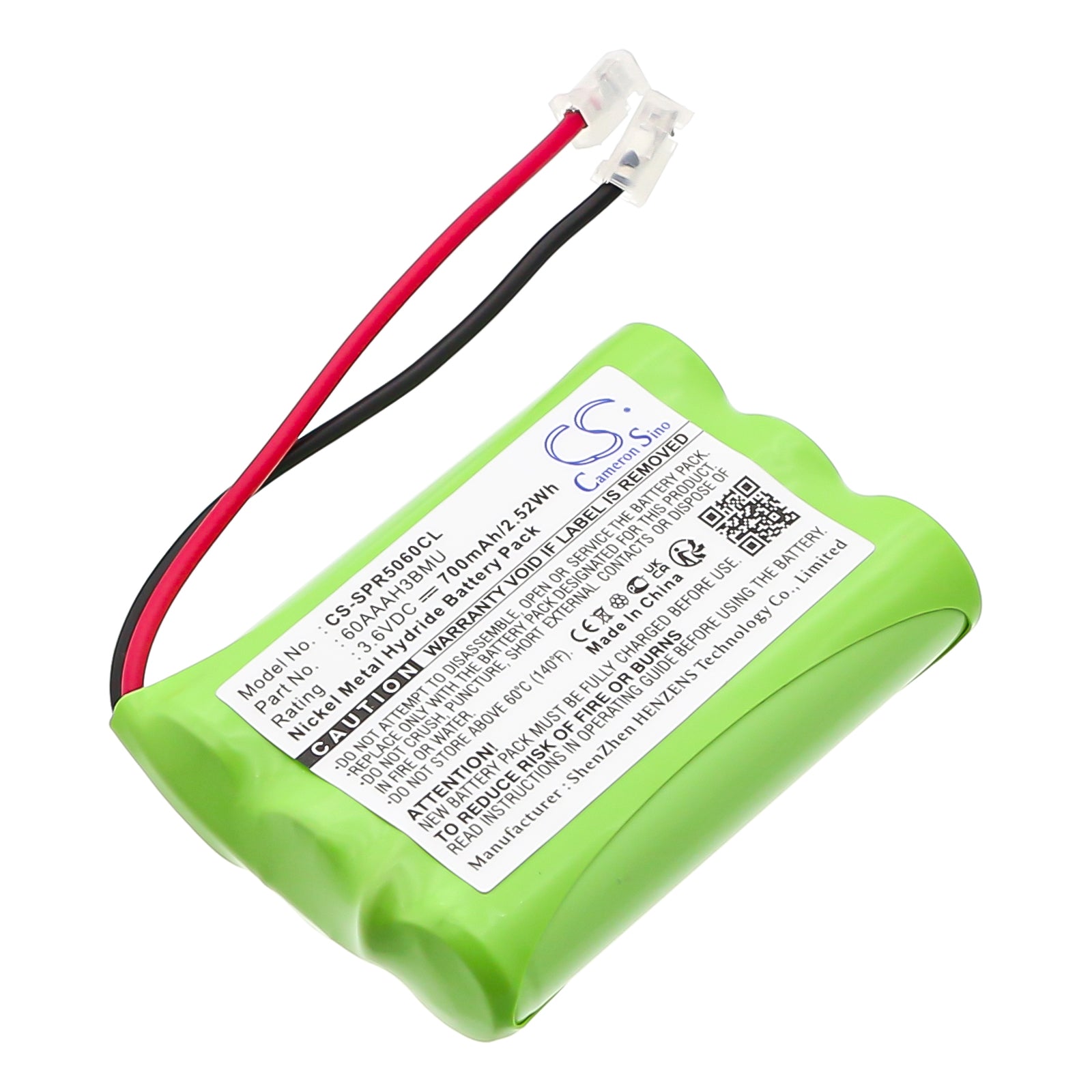 3.6V 700mAh Ni-MH Cordless Phone Battery for Thomson