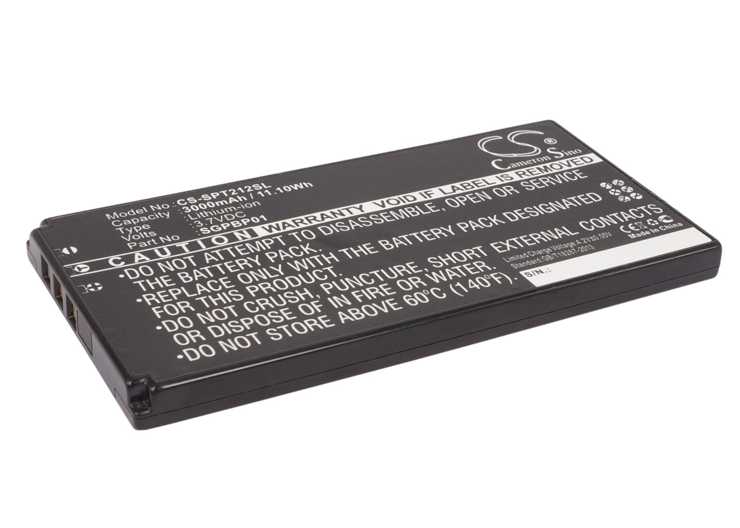 3.7V 3000mAh/11.10Wh Li-ion Tablet Battery for Sony