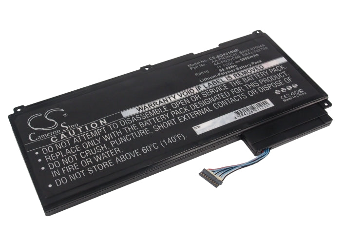 11.1V 5900mAh/65.49Wh Li-Polymer Notebook/Laptop Battery for Samsung