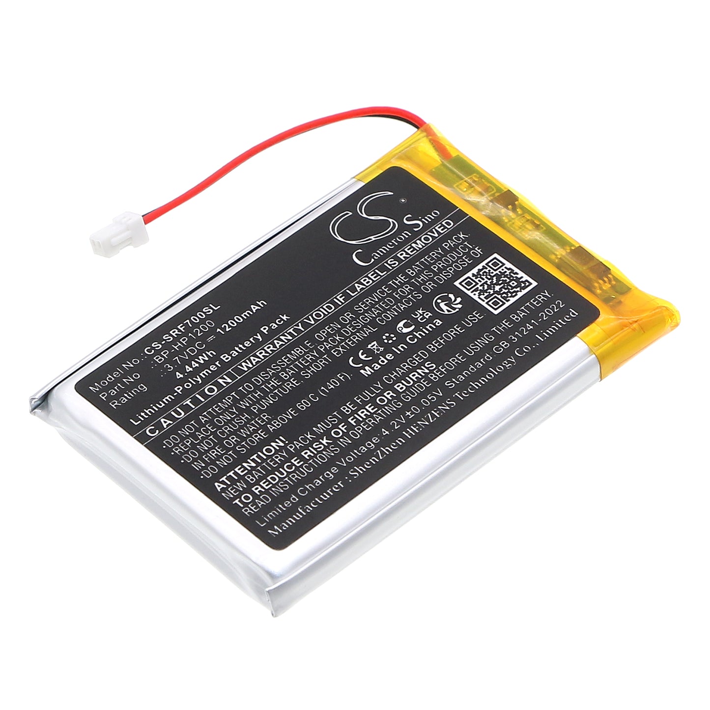 CS-SRF700SL Replacement Battery – Compatible with MDR-DS7000, MDR-RF7000, MDR-RF7100