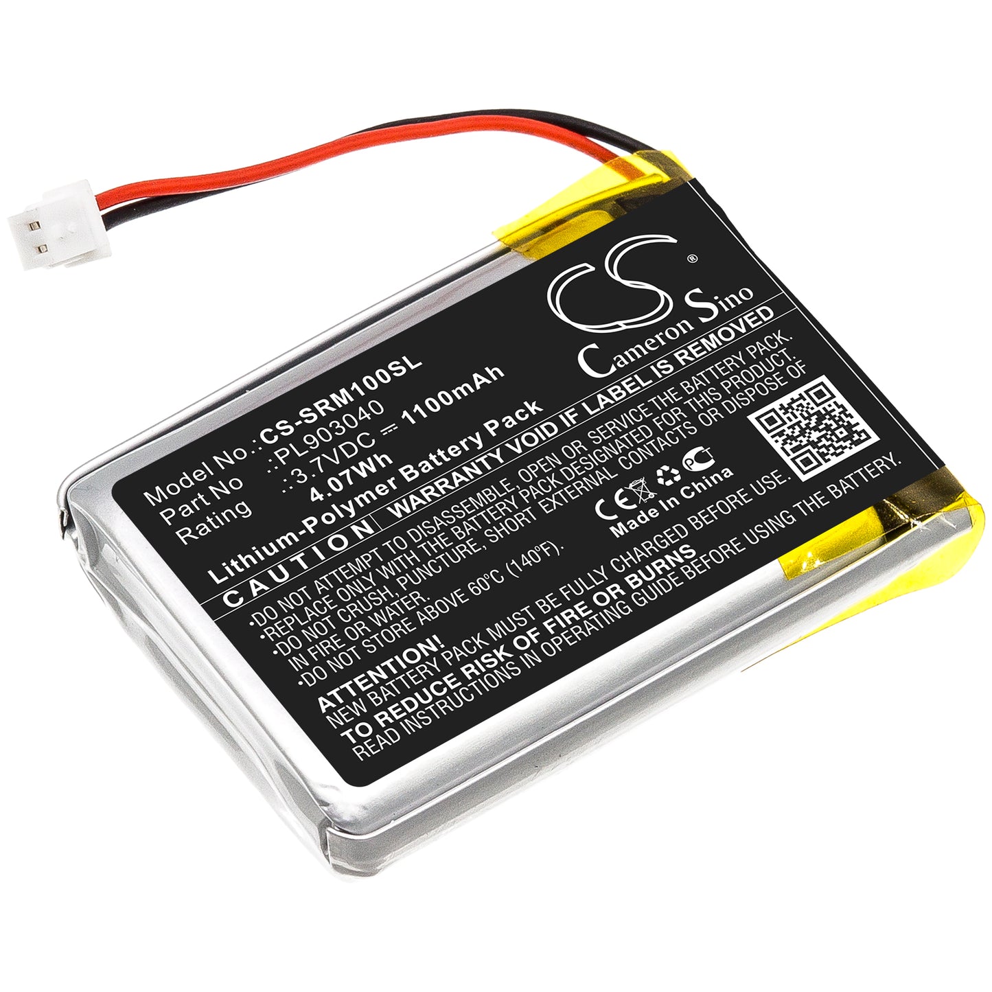 CS-SRM100SL Replacement Battery – Compatible with LED Magnifier