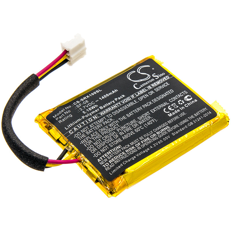CS-SRX100SL Replacement Battery – Compatible with SRS-XB10, SRS-XB12, WH-L600