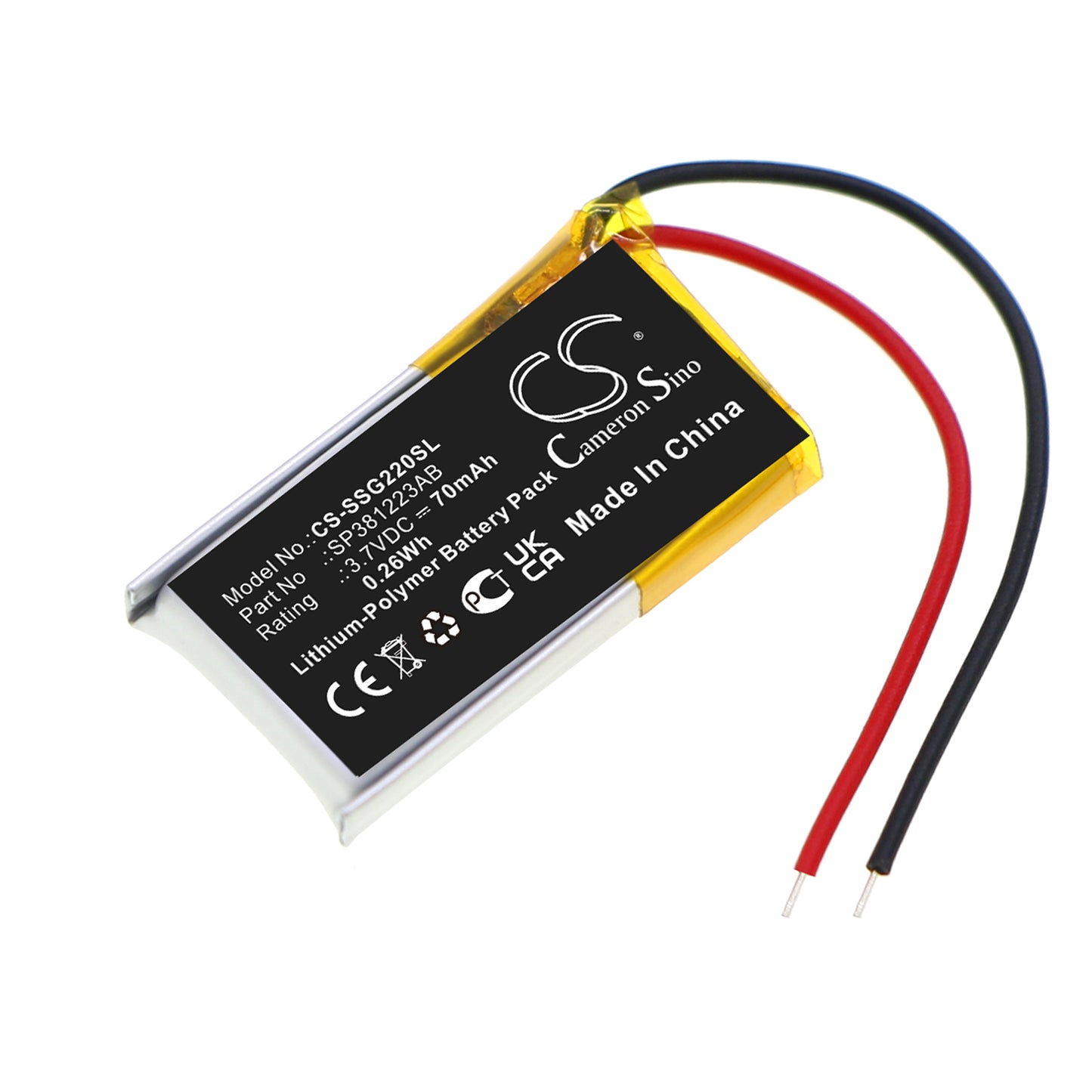 CS-SSG220SL Replacement Battery – Compatible with BN81-04794A, SG-2200AR 3D Glasses, SSG-2200AR 3D Premium Adult Gl, SSG-2200AR Active 3D Glasses