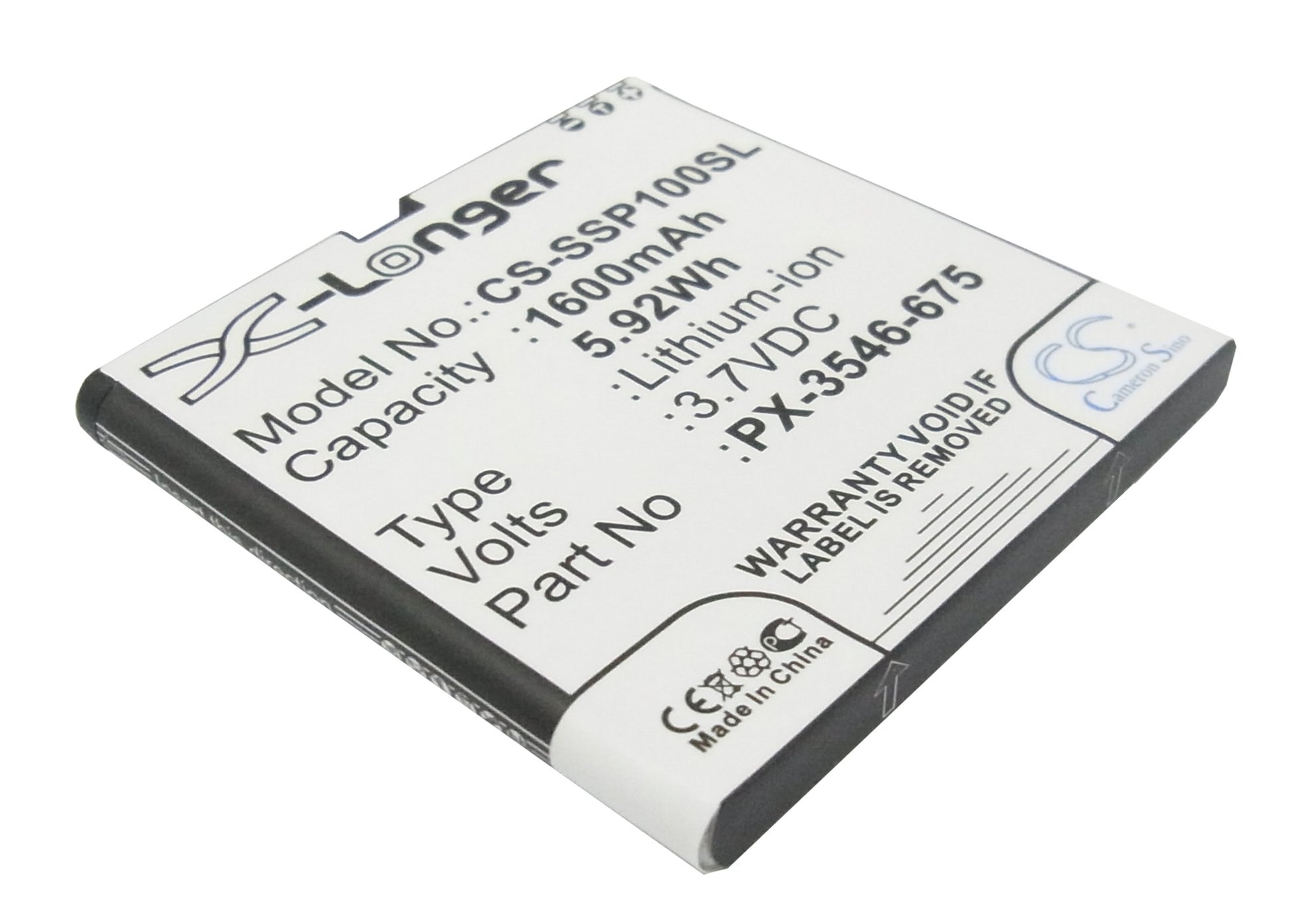 CS-SSP100SL Replacement Battery – Compatible with SP-100