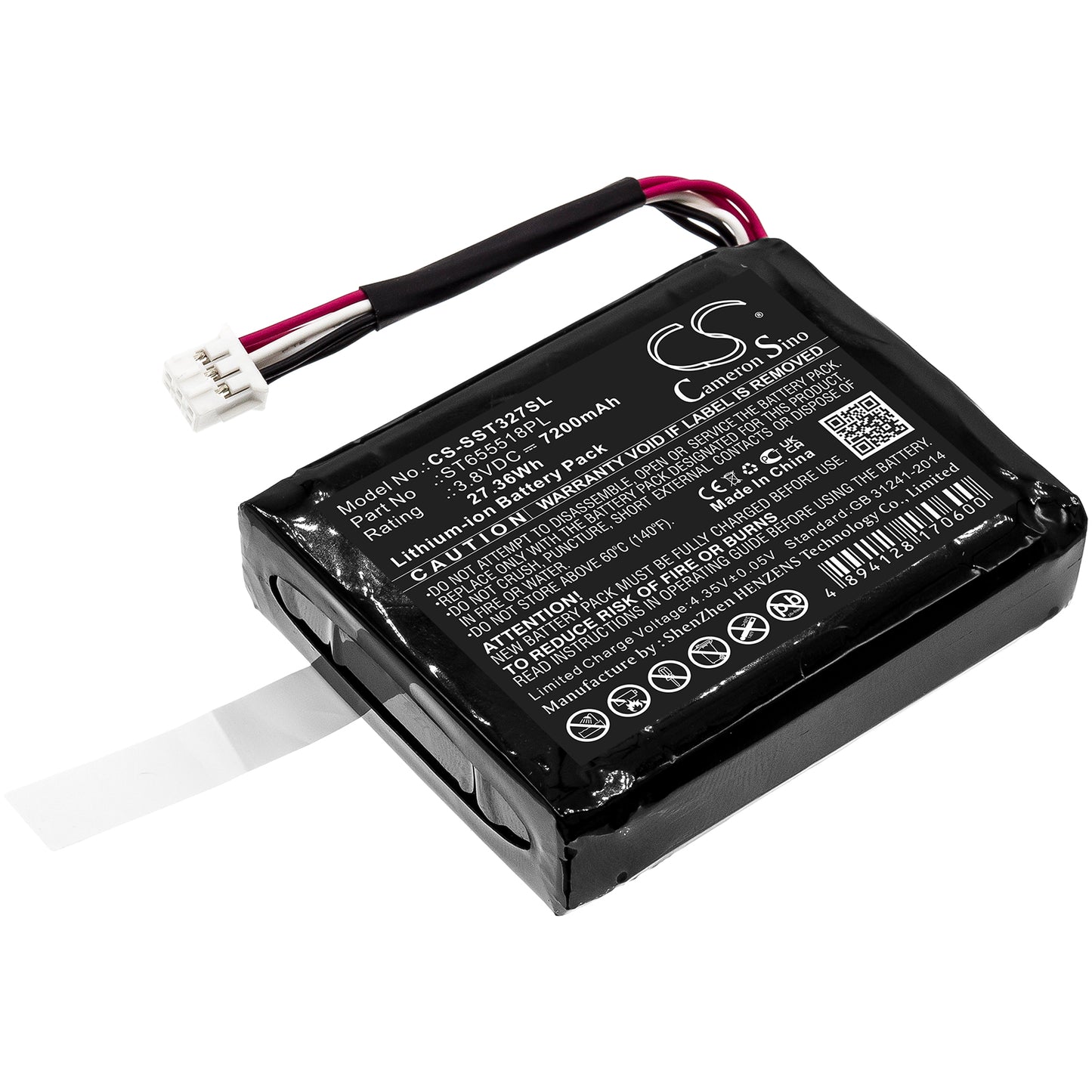 CS-SST327SL Replacement Battery – Compatible with ST103, ST327