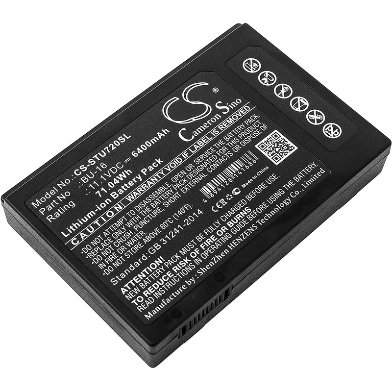 11.1V 6400mAh/71.04Wh Li-ion Equipment/Survey Battery for Sumitomo