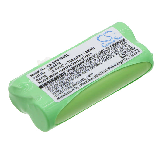2.4V 700mAh/1.68Wh Ni-MH Wireless Headset Battery for Stageclix