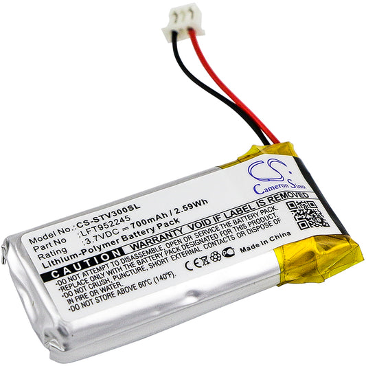 3.7V 700mAh/2.59Wh Li-Polymer Wireless Headset Battery for Stageclix