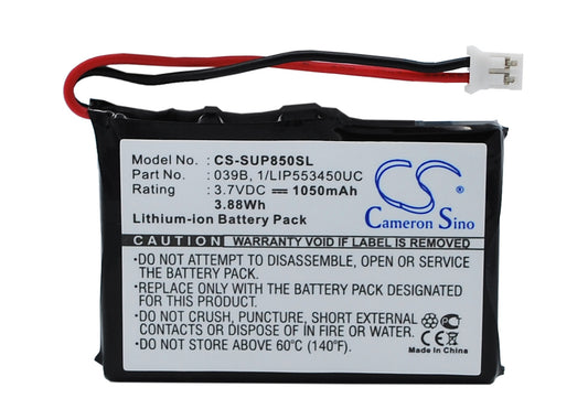 3.7V 1050mAh Li-ion GPS/Navigator Battery for Microtracker