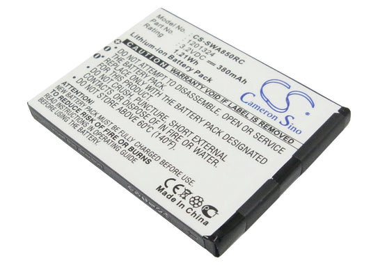 3.2V 380mAh/1.22Wh Li-ion Hotspot Battery for Sierra Wireless