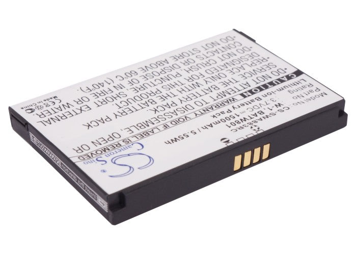 3.7V 1500mAh/5.55Wh Li-ion Hotspot Battery for Virgin Mobile