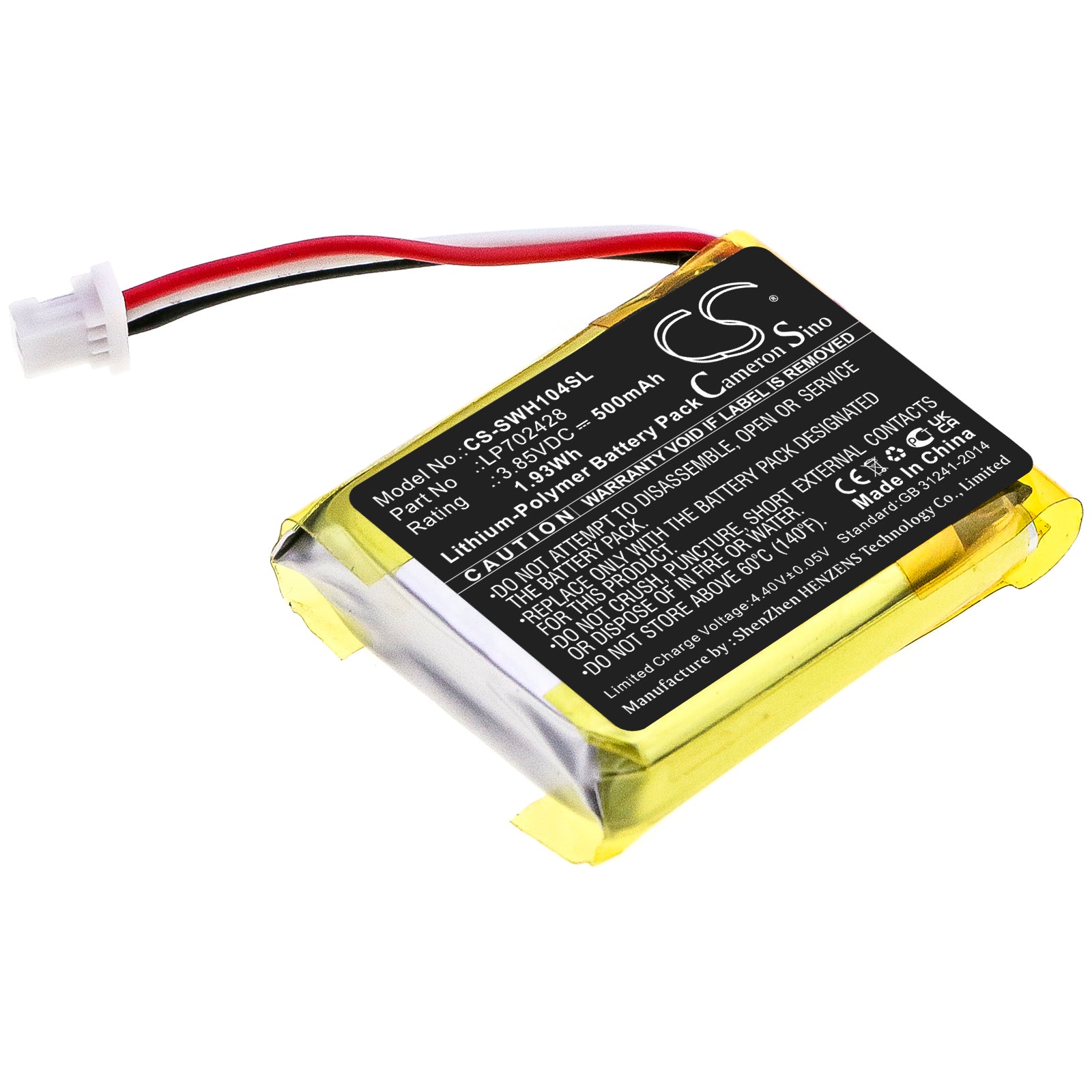 CS-SWH104SL Replacement Battery – Compatible with WF-1000XM4 Charging Case