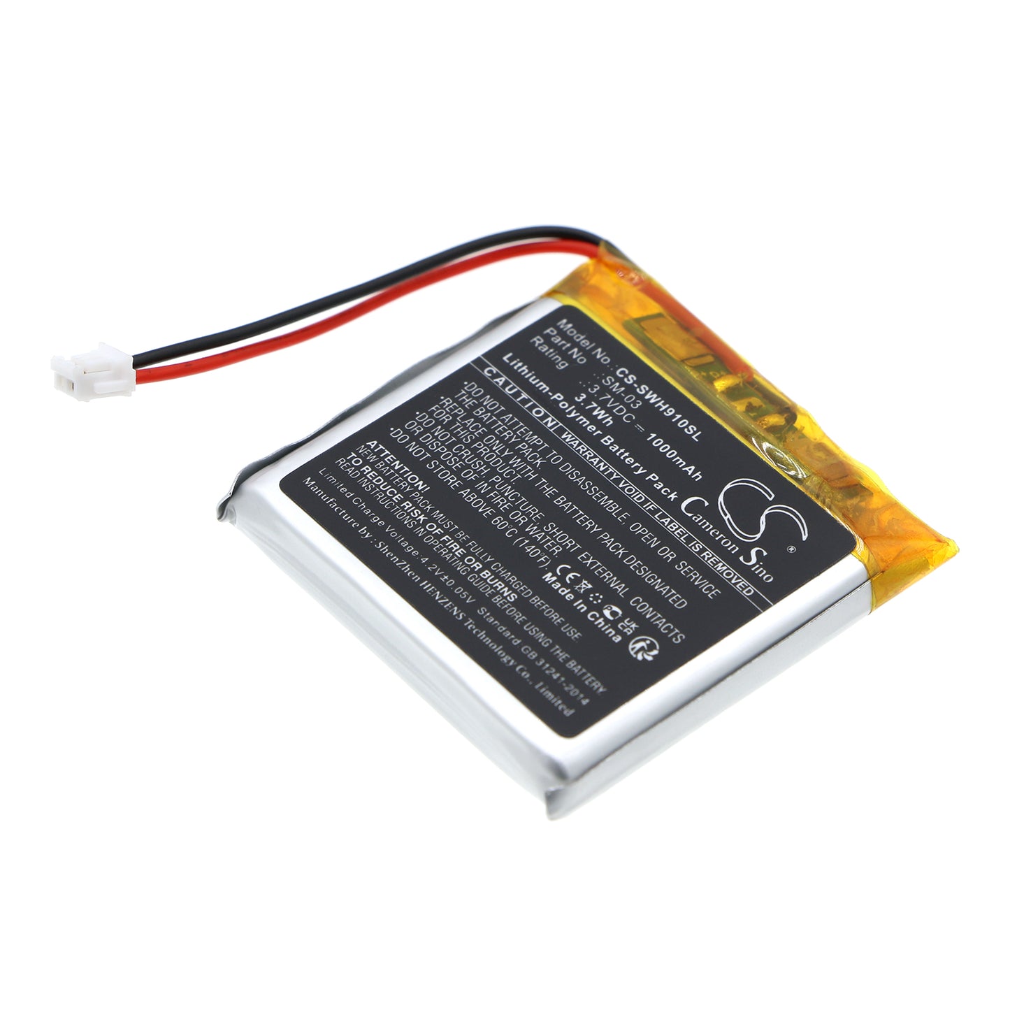 CS-SWH910SL Replacement Battery – Compatible with WH-H910N, WH-H910