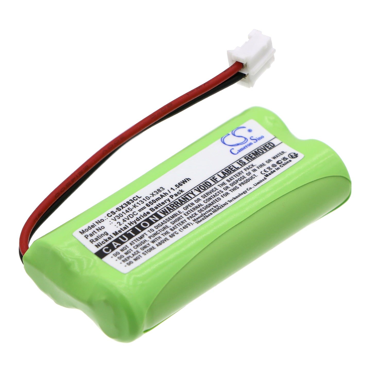 2.4V 650mAh/1.56Wh Ni-MH Cordless Phone Battery for GP