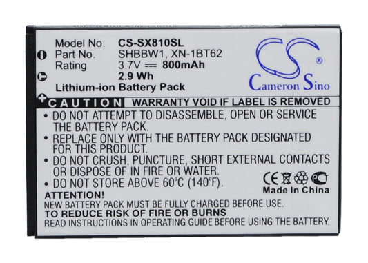 3.7V 650mAh Li-ion Mobile/SmartPhone Battery for Sharp