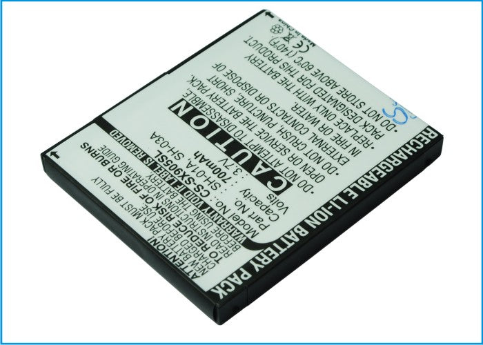 3.7V 700mAh Li-ion Mobile/SmartPhone Battery for Sharp