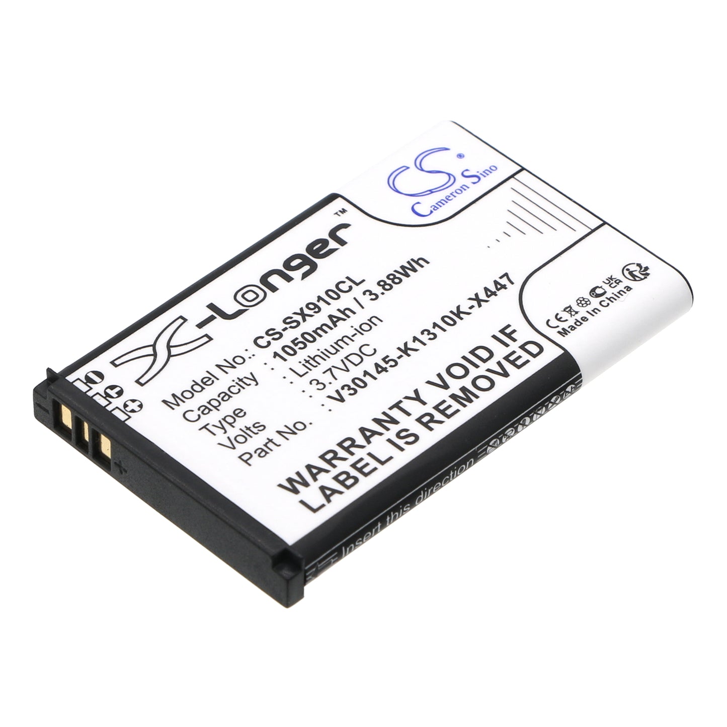 3.7V 1050mAh/3.89Wh Li-ion Cordless Phone Battery for Siemens