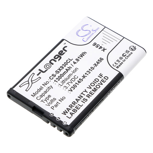 3.7V 1300mAh/4.81Wh Li-ion Cordless Phone Battery for Siemens