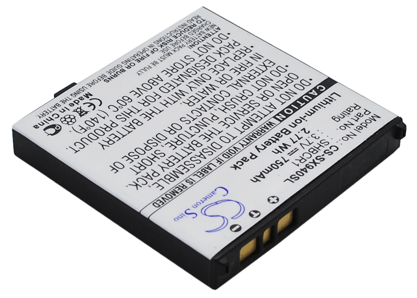 3.7V 750mAh Li-ion Mobile/SmartPhone Battery for SoftBank
