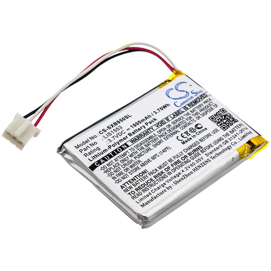 3.7V 1000mAh/3.70Wh Li-Polymer Wireless Headset Battery for Sony
