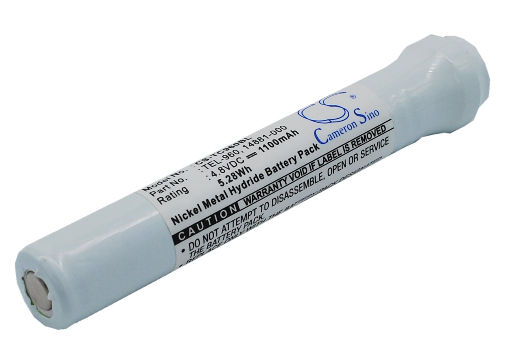 4.8V 1100mAh/5.28Wh Ni-MH Barcode/Scanner Battery for Telxon