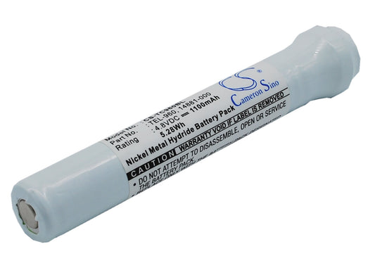 4.8V 1100mAh/5.28Wh Ni-MH Barcode/Scanner Battery for Telxon
