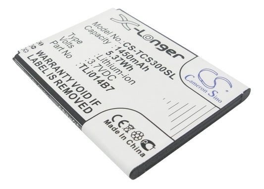 3.7V 1450mAh/5.37Wh Li-ion Mobile/SmartPhone Battery for TCL