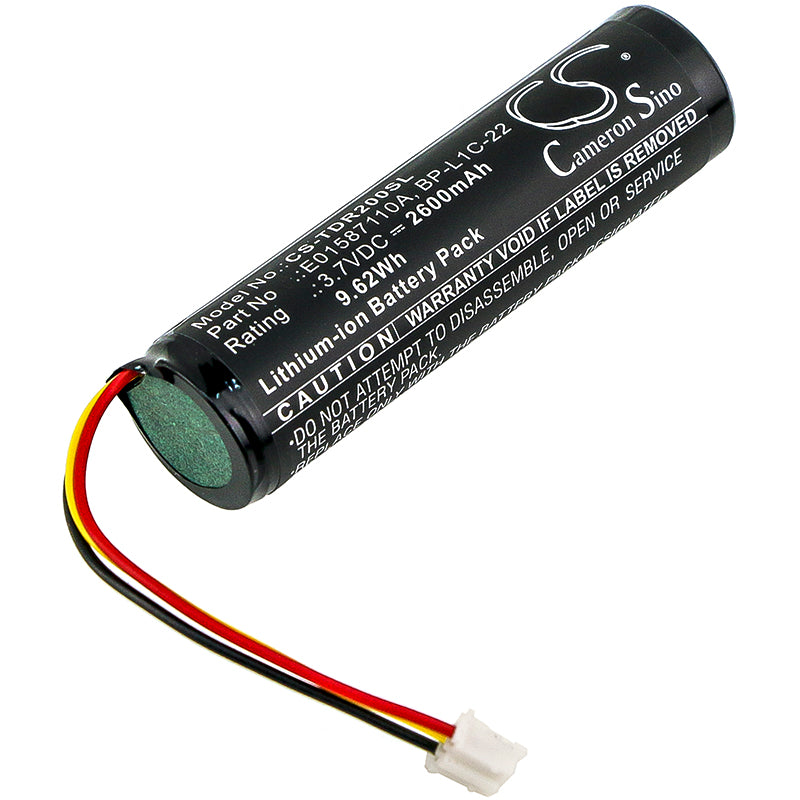 3.7V 2600mAh/9.62Wh Li-ion Recorder Battery for Tascam