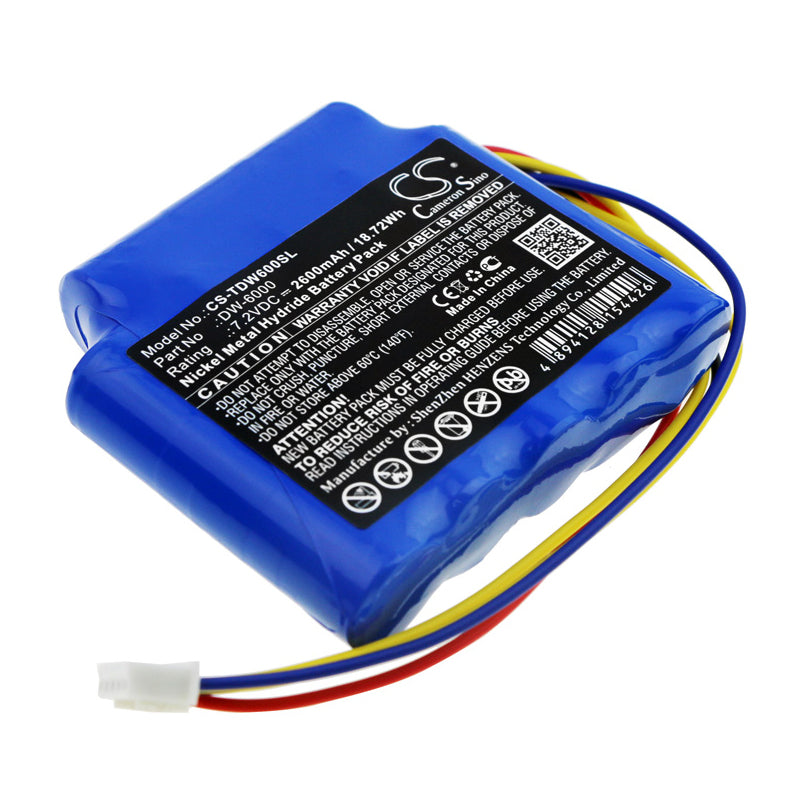 CS-TDW600SL Replacement Battery – Compatible with DW-6000, DWK-6000