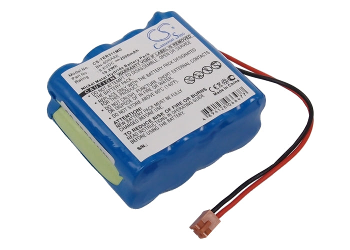 9.6V 2000mAh/19.2Wh Ni-MH Medical Battery for Terumo