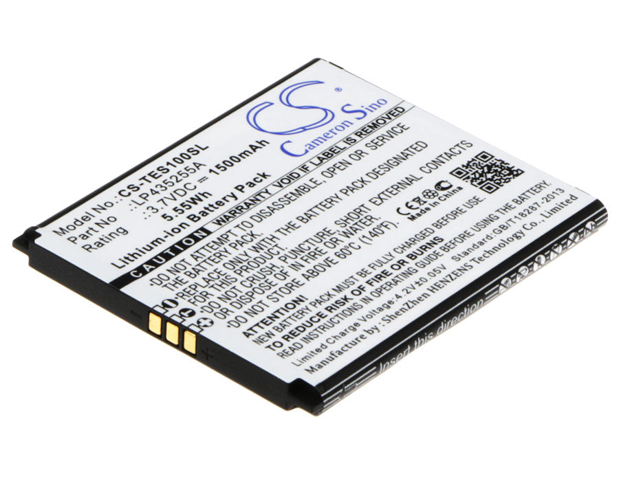3.7VV 1500mAh/5.55Wh Li-ion Mobile/SmartPhone Battery for TELEFUNKEN