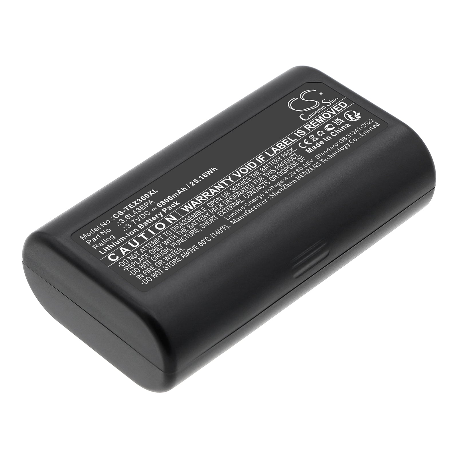 CS-TEX360XL Replacement Battery – Compatible with TI-Navigator