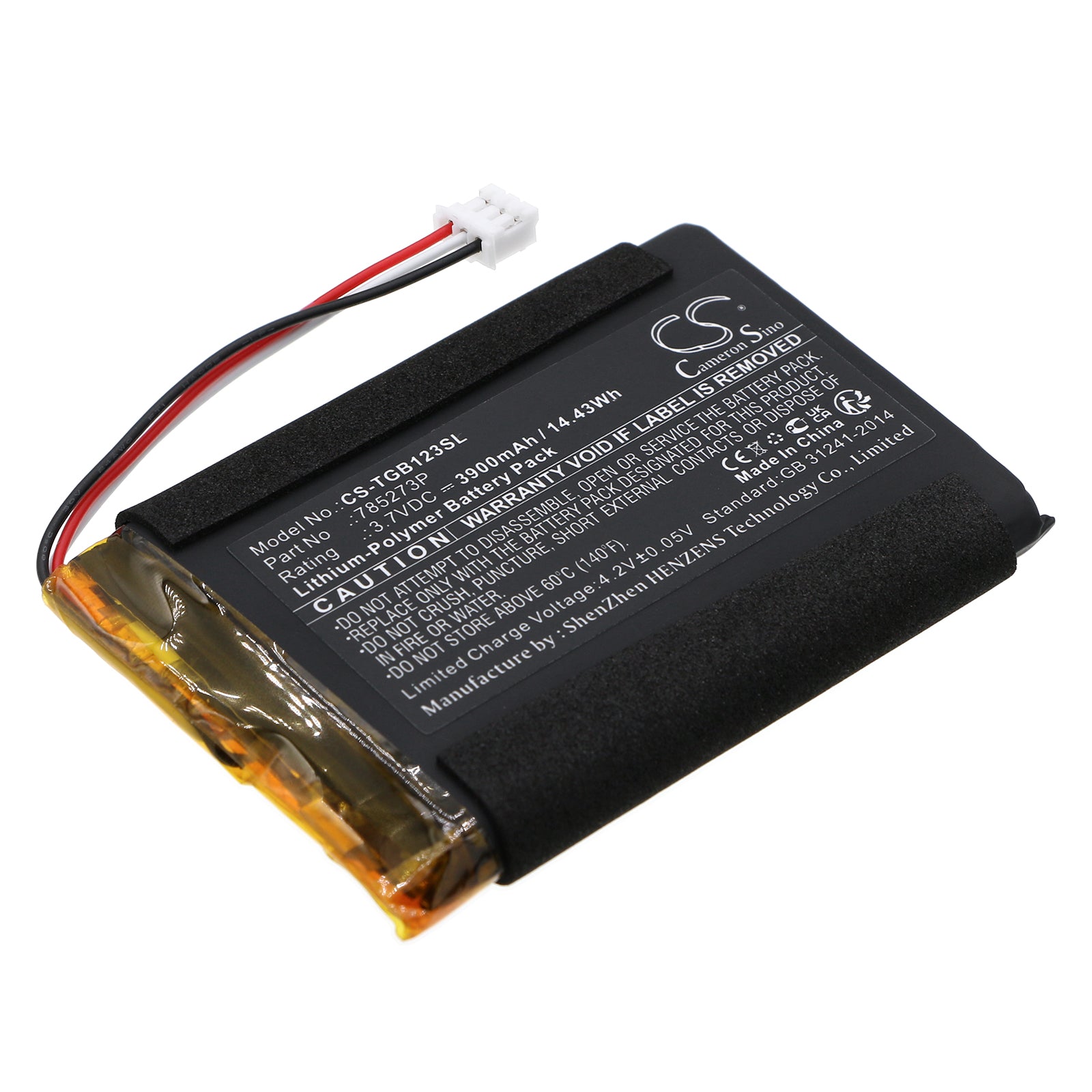 CS-TGB123SL Replacement Battery – Compatible with 1233, Tigerbox Touch, Tigerbox Touch Radio Play Box