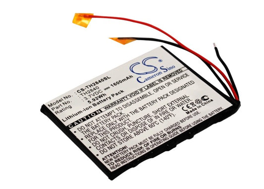 3.7V 1600mAh Li-ion MP3/MP4/PMP Battery for Thompson
