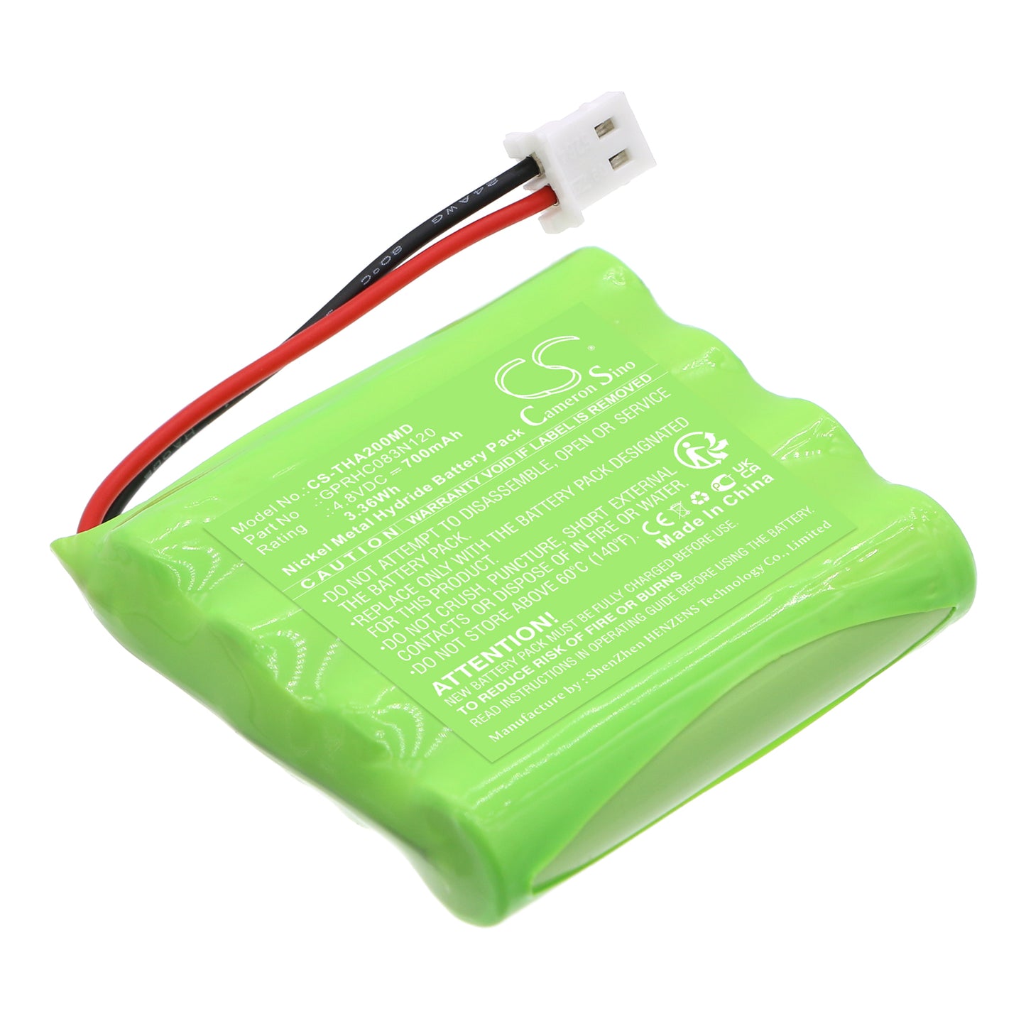 CS-THA200MD Replacement Battery – Compatible with I-Tech Physio und Mag 1000 ( 2, Mio Care, Mio Ionotens, Mio Peristim, Mio Vein